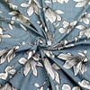 Super King (Blue and White) Bedsheet Size 108x108 With 2 Pillow Cover: 21X27 Inch, 300TC